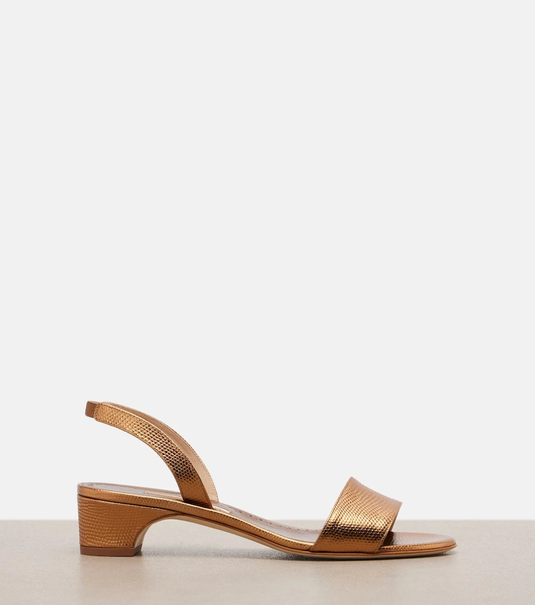 Manolo Blahnik - Patopia leather slingback sandals