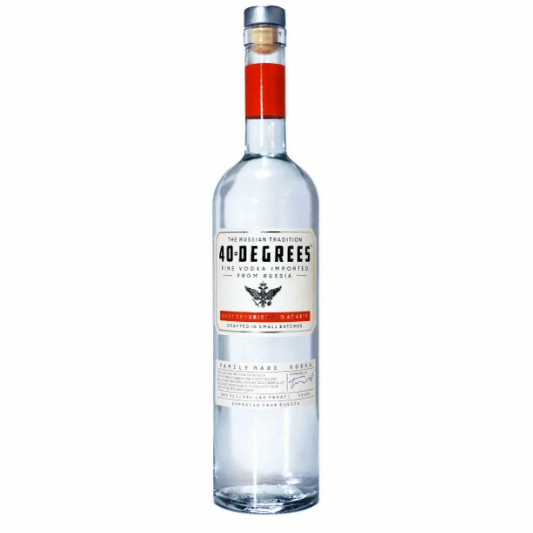 40 Degrees Fine Vodka (750 ml)