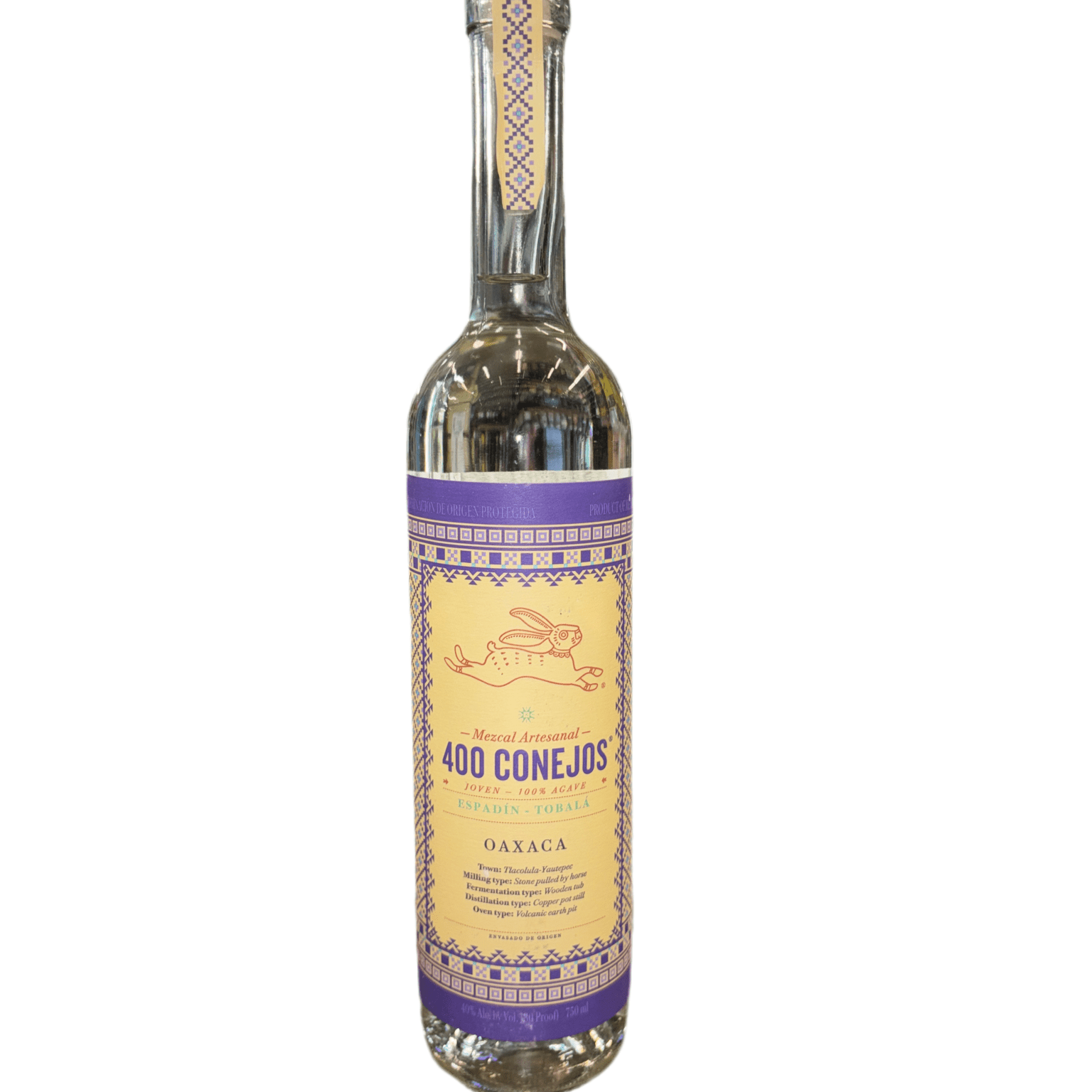 400 Conejos Espadin Tobalá Oaxaca Mezcal (750 mL)