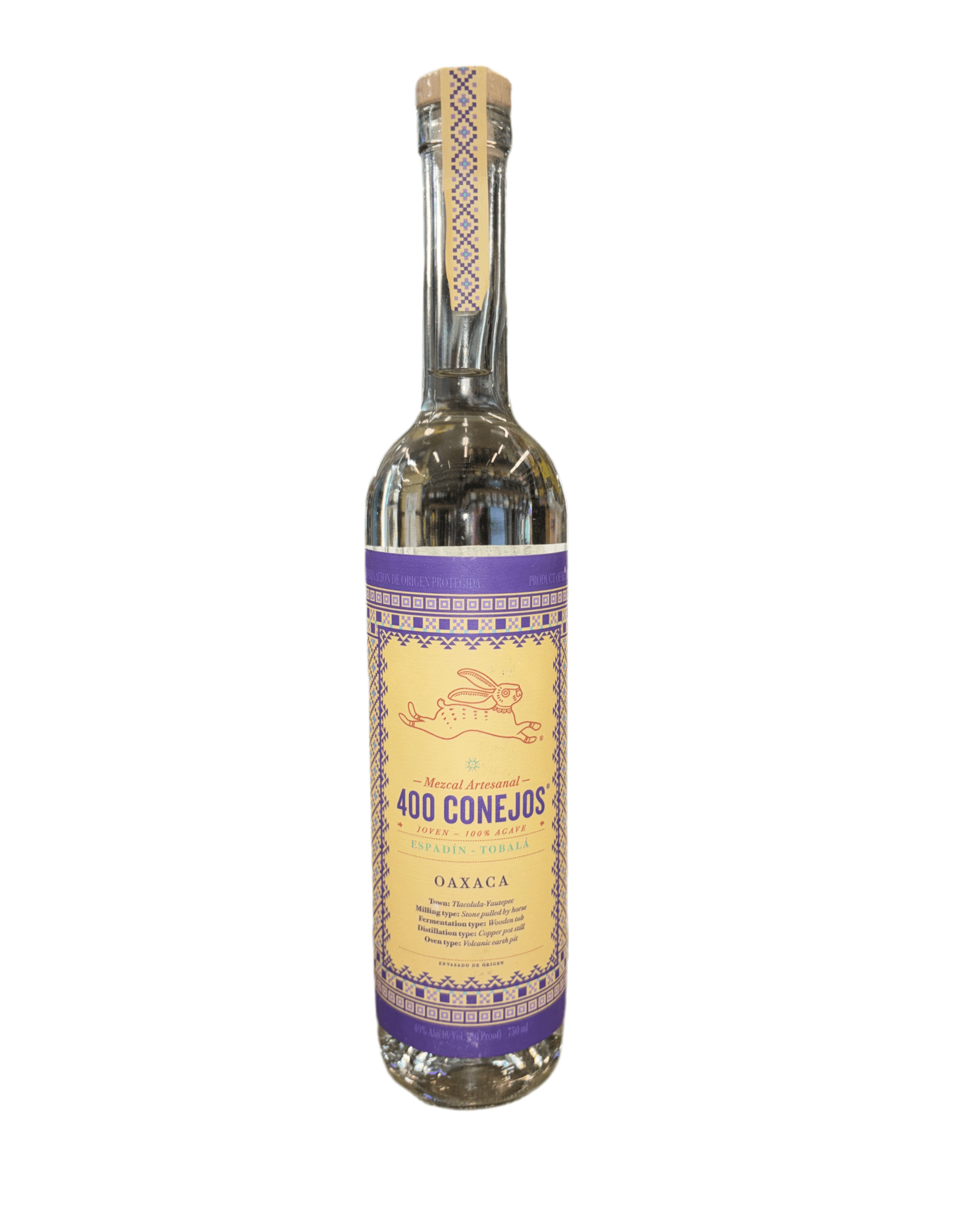 400 Conejos Espadin Tobalá Oaxaca Mezcal (750 mL)