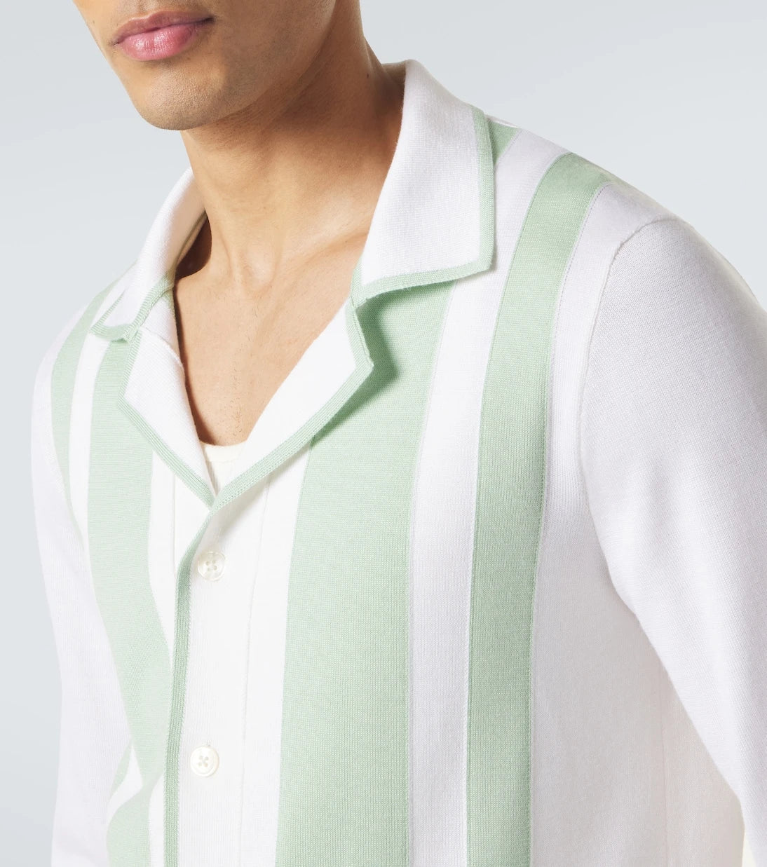 Dolce&Gabbana - Striped wool and silk shirt