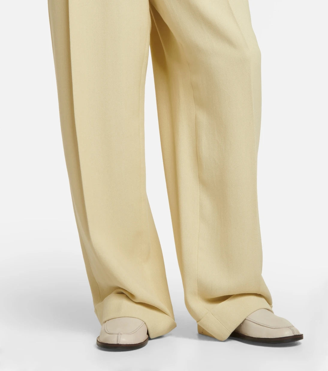 The Row - Tor crêpe wide-leg pants