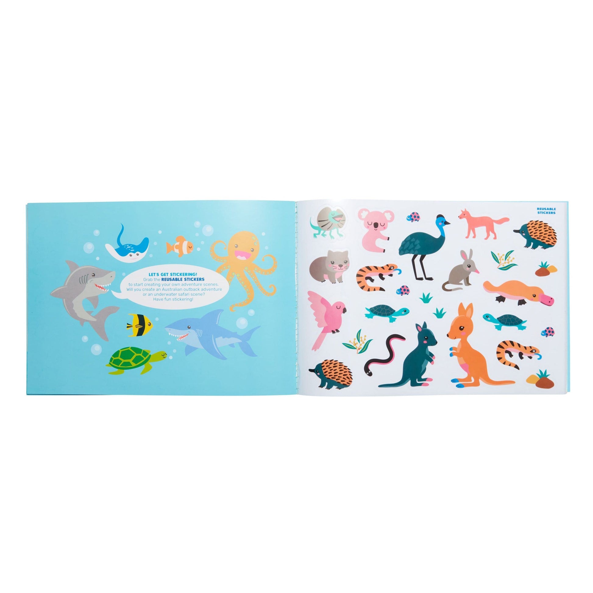 Smiggle - Glue Stick Sticker Book