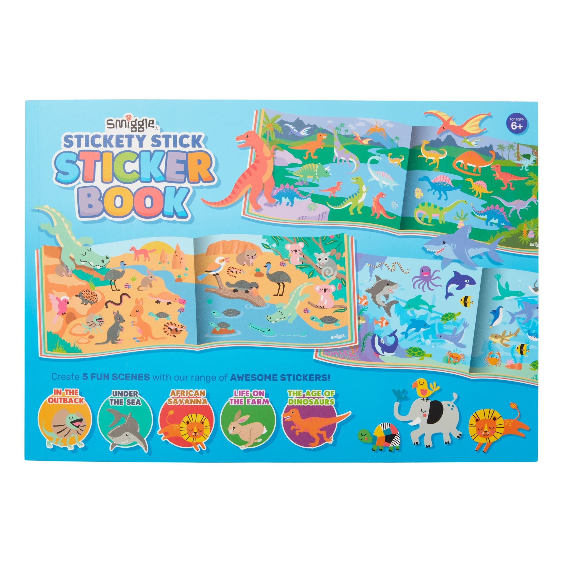 Smiggle - Glue Stick Sticker Book