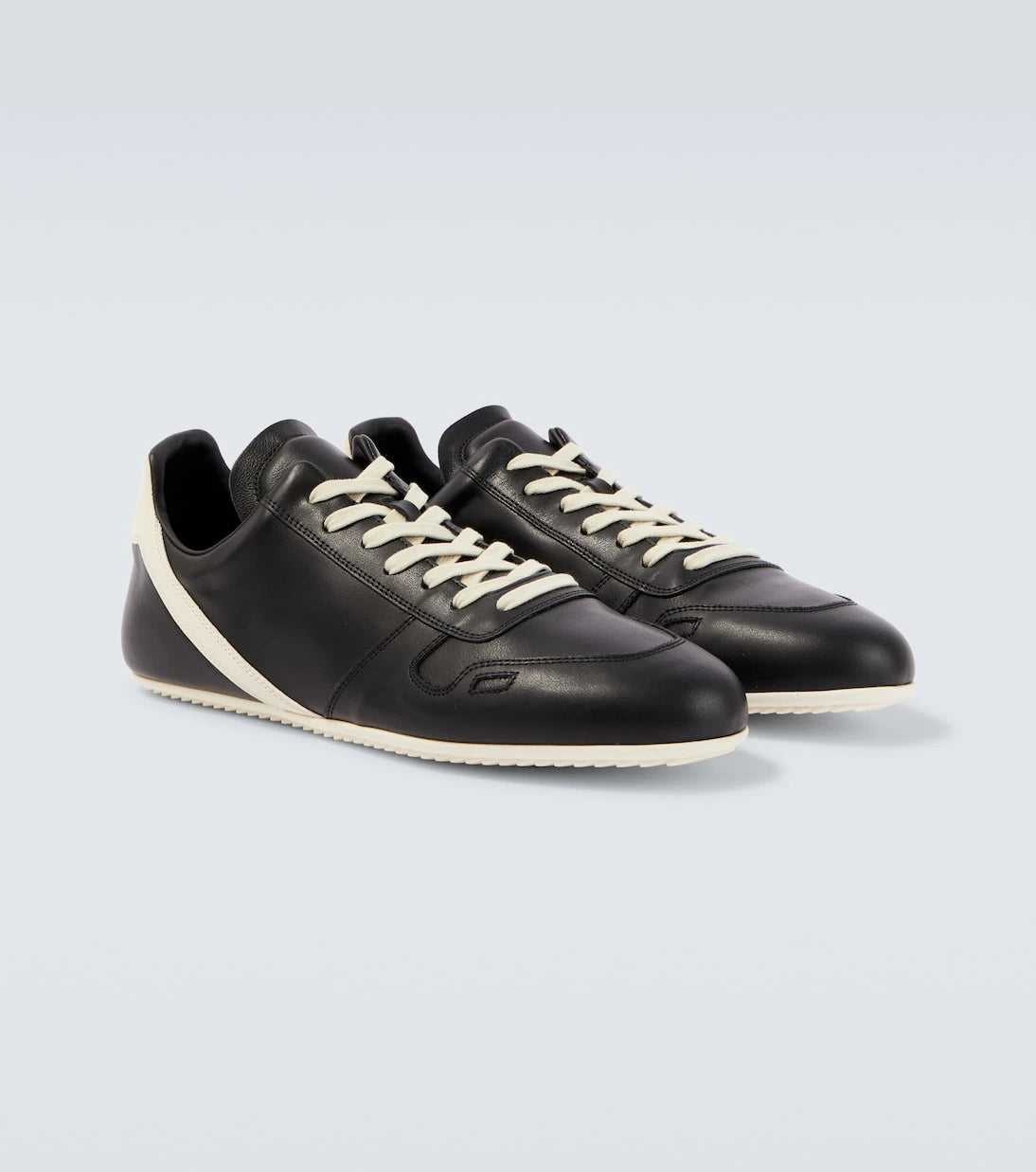 Rick Owens - Minimal leather sneakers