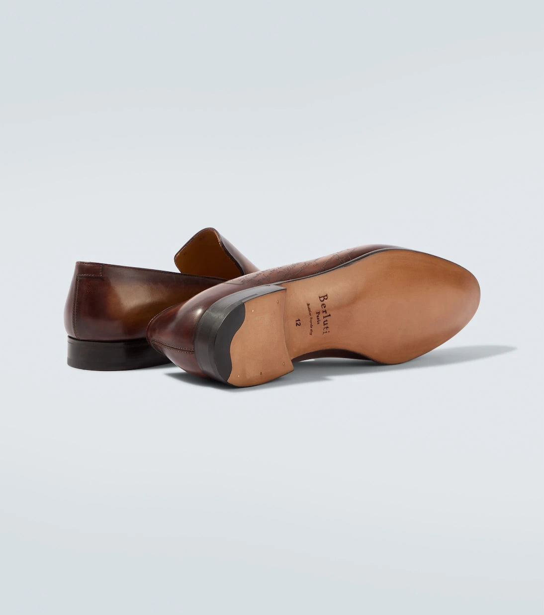 Berluti - Scritto leather loafers