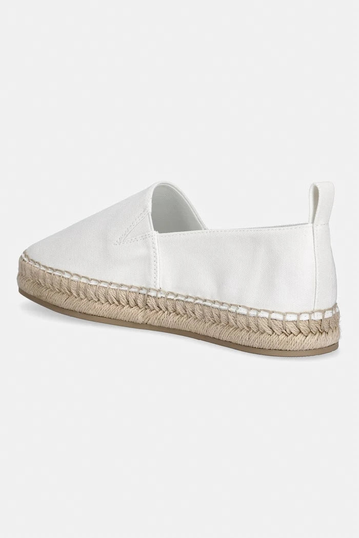 Calvin Klein еспадрили дамски OBLIQUE ESPADRILLE CANVAS