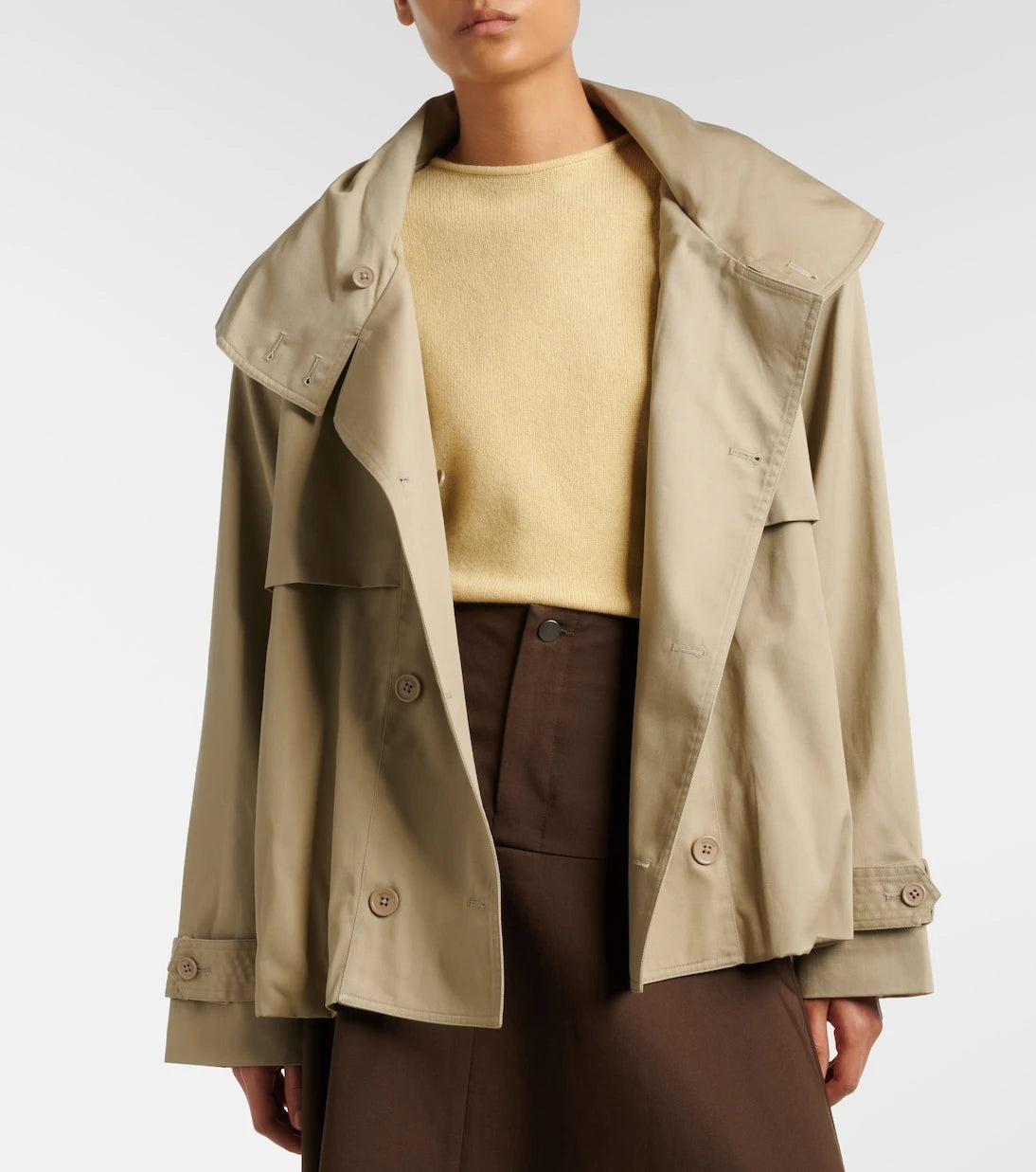 Rotate - Belted double-breasted trench coat