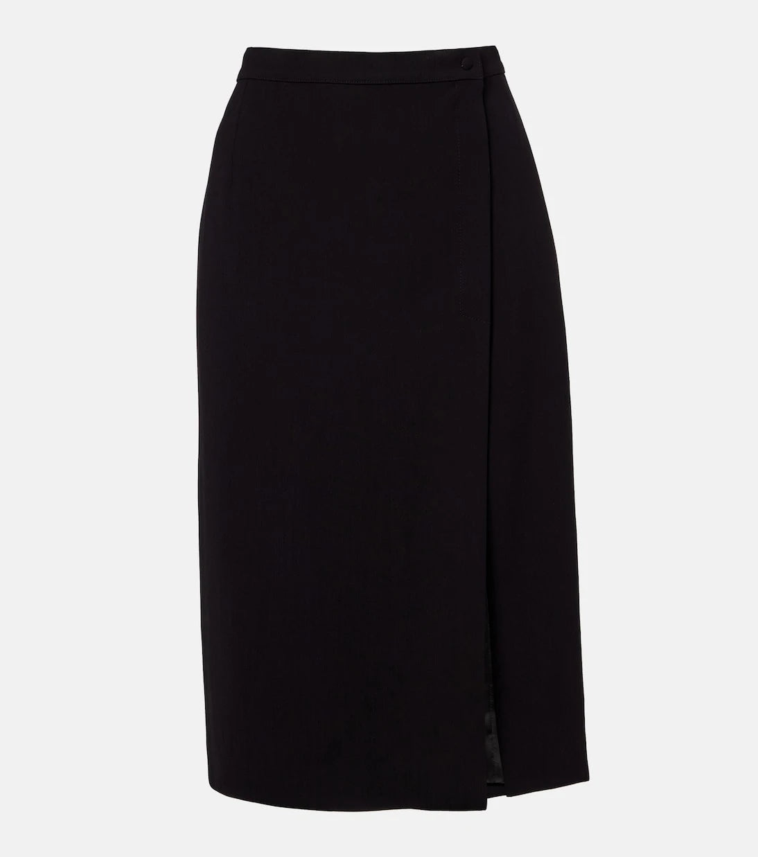 Mugler - re/edit high-rise wrap skirt