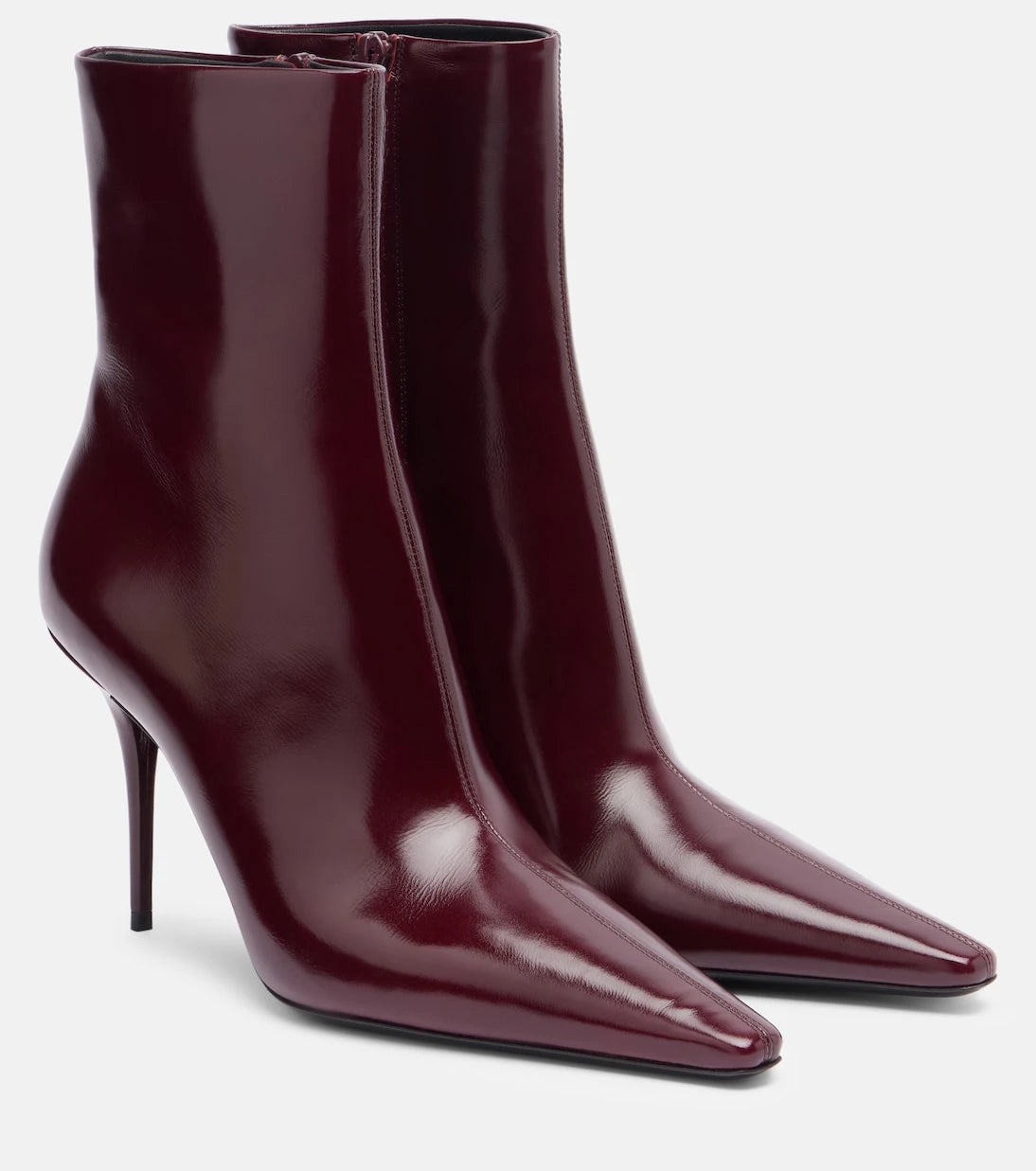 Saint Laurent - Ashley 90 leather ankle boots