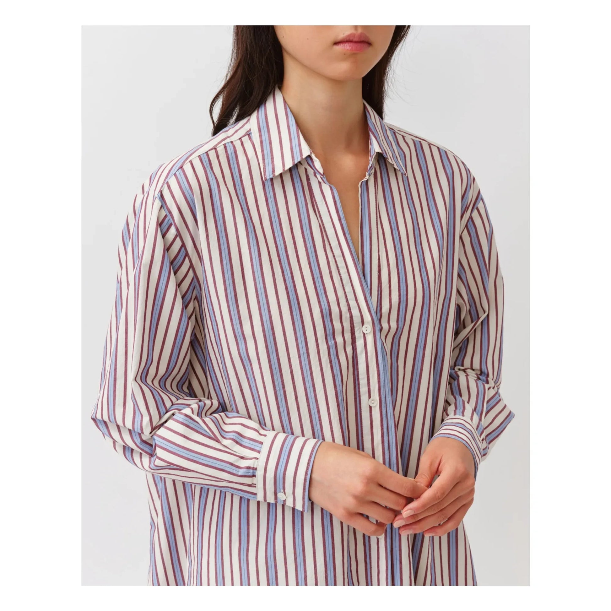 Diega - Centia Stripes Shirt | Ecru