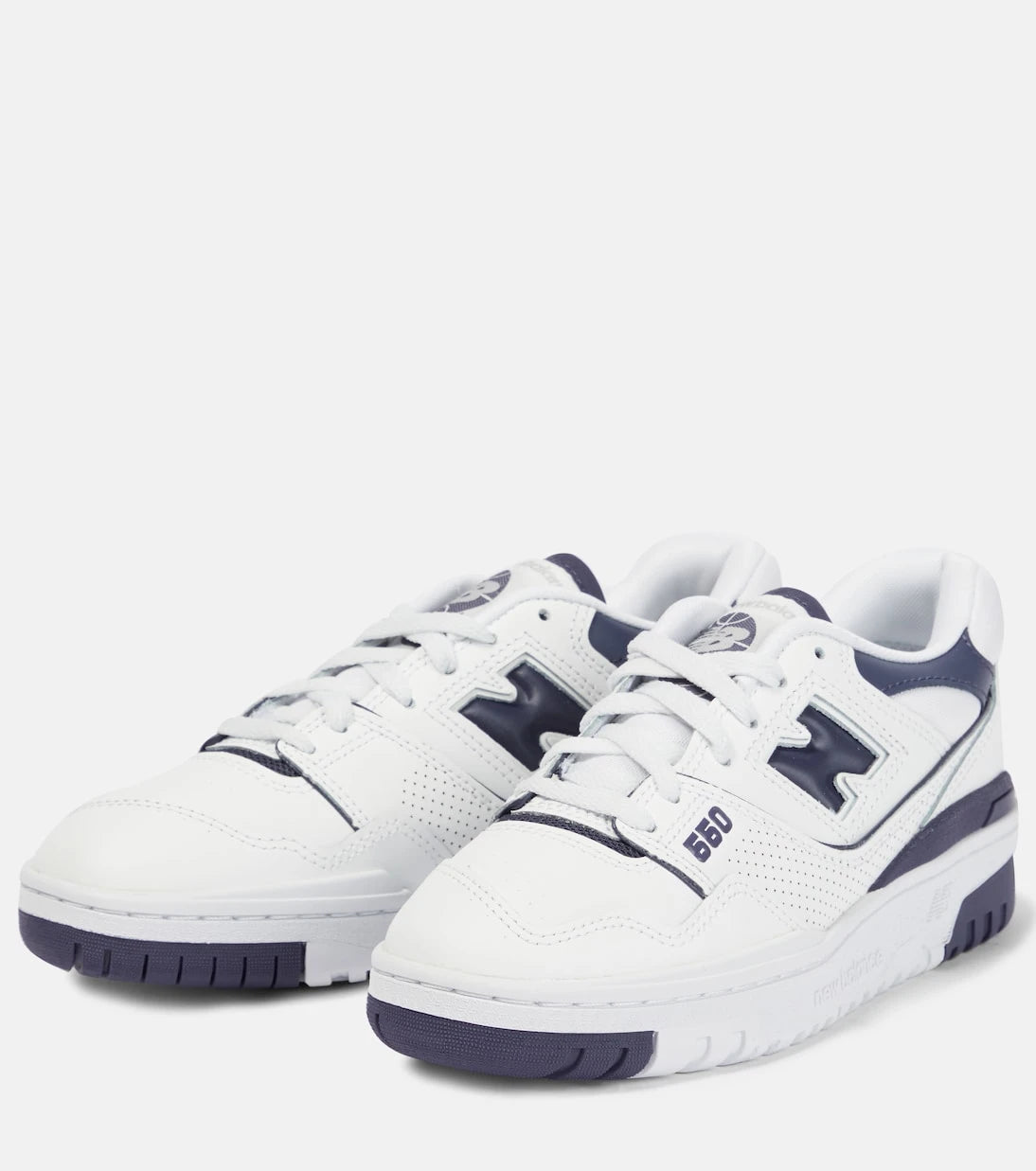 New Balance - حذاء سنيكرز 550 جلدي