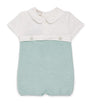 Cotton Knitted Cauce Playsuit (1-24 Months)