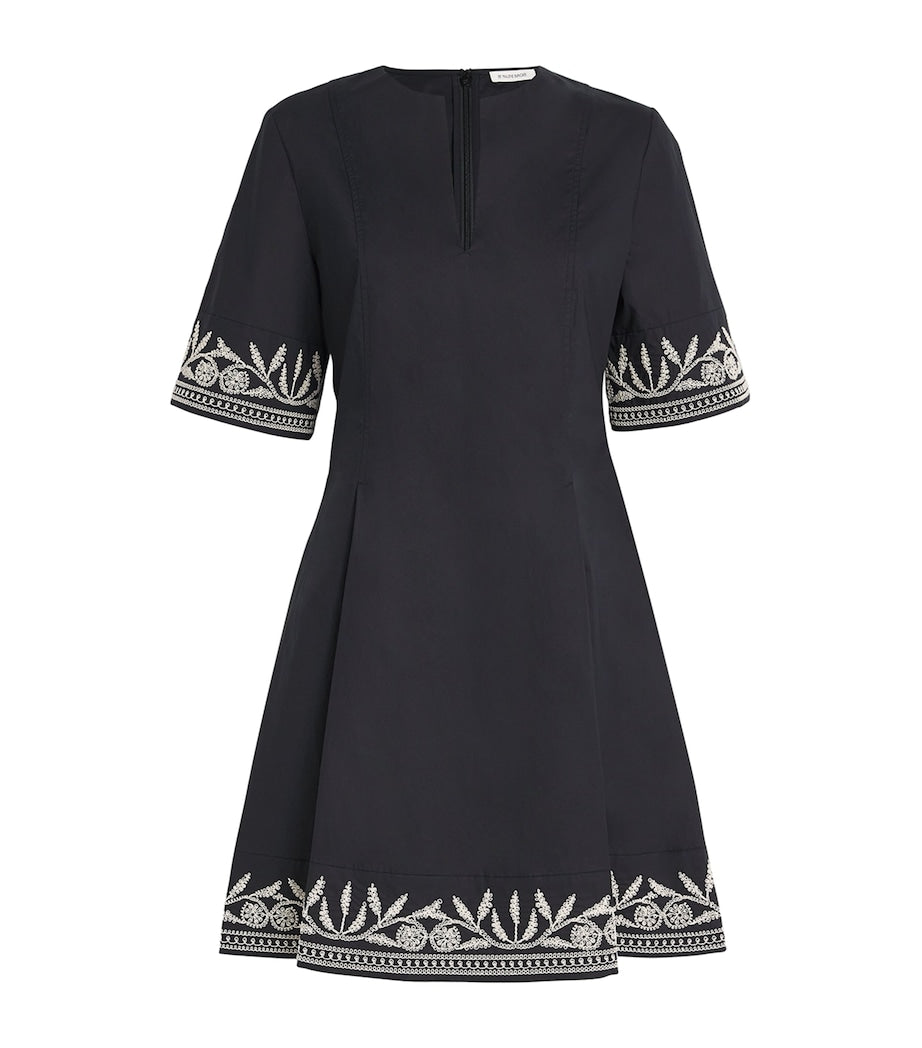 Embroidered Mary Mini Dress