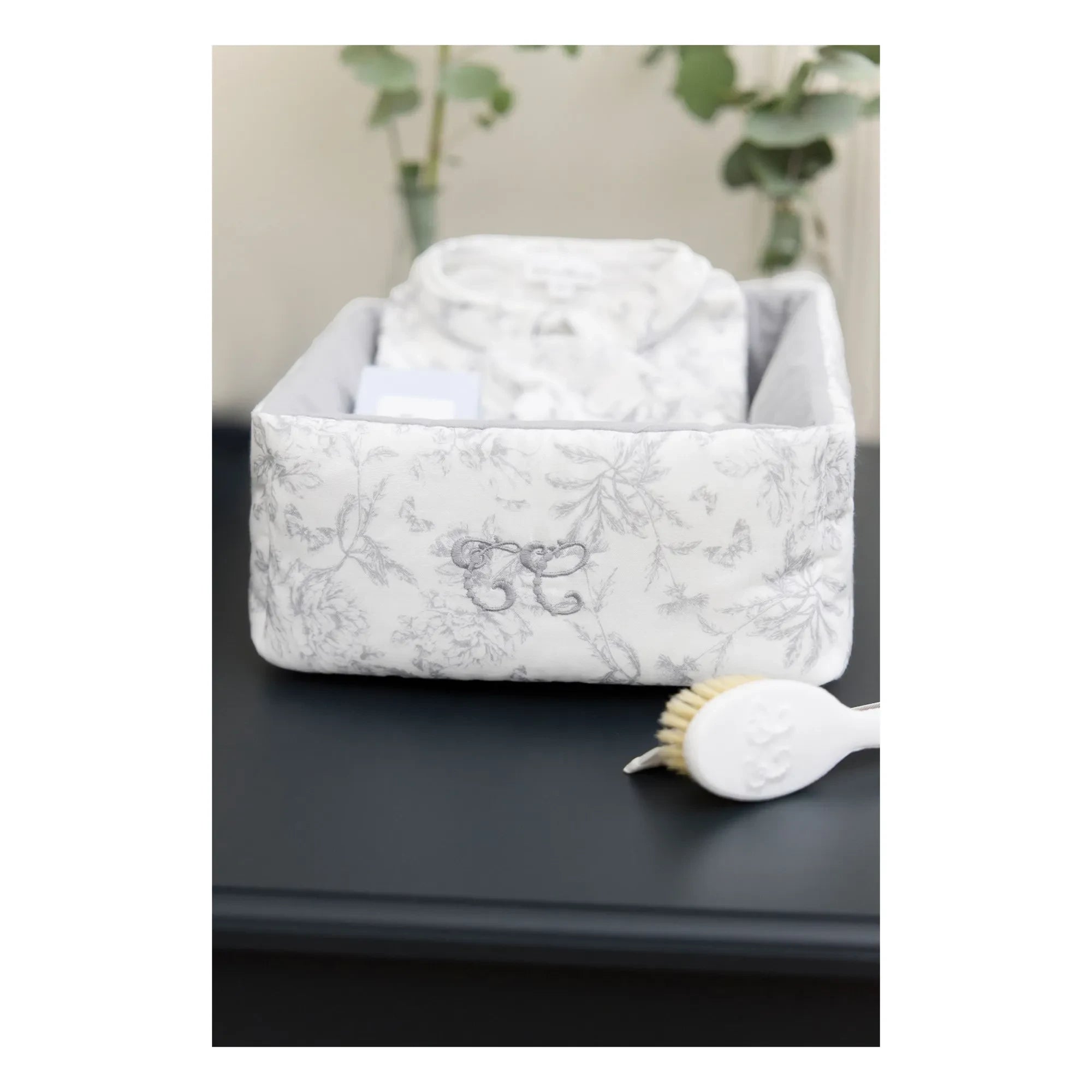 Tartine et Chocolat - Toile de Jouy basket | Grey