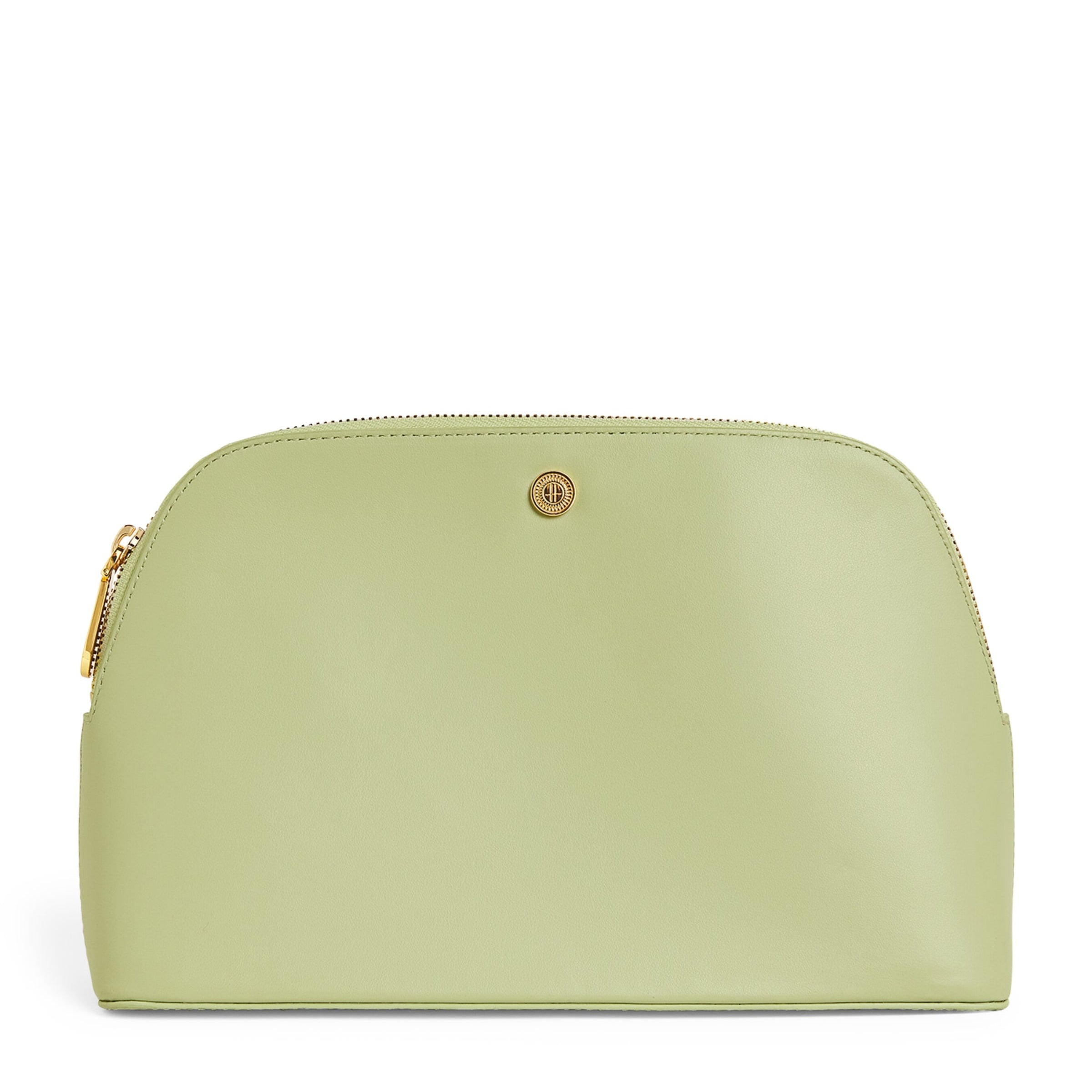 Large Leather Cosmetics Bag