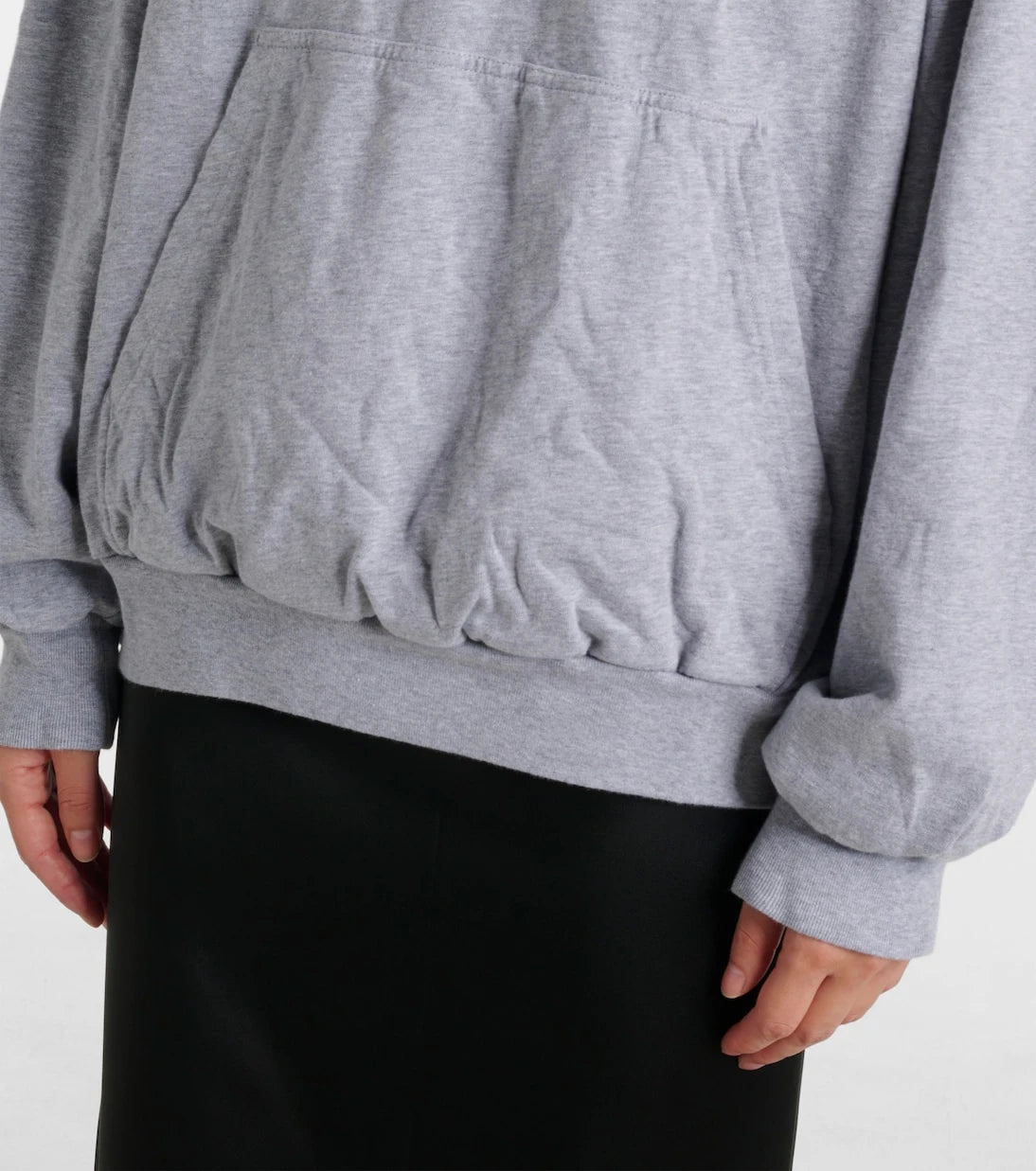 Balenciaga - Logo cotton jersey hoodie