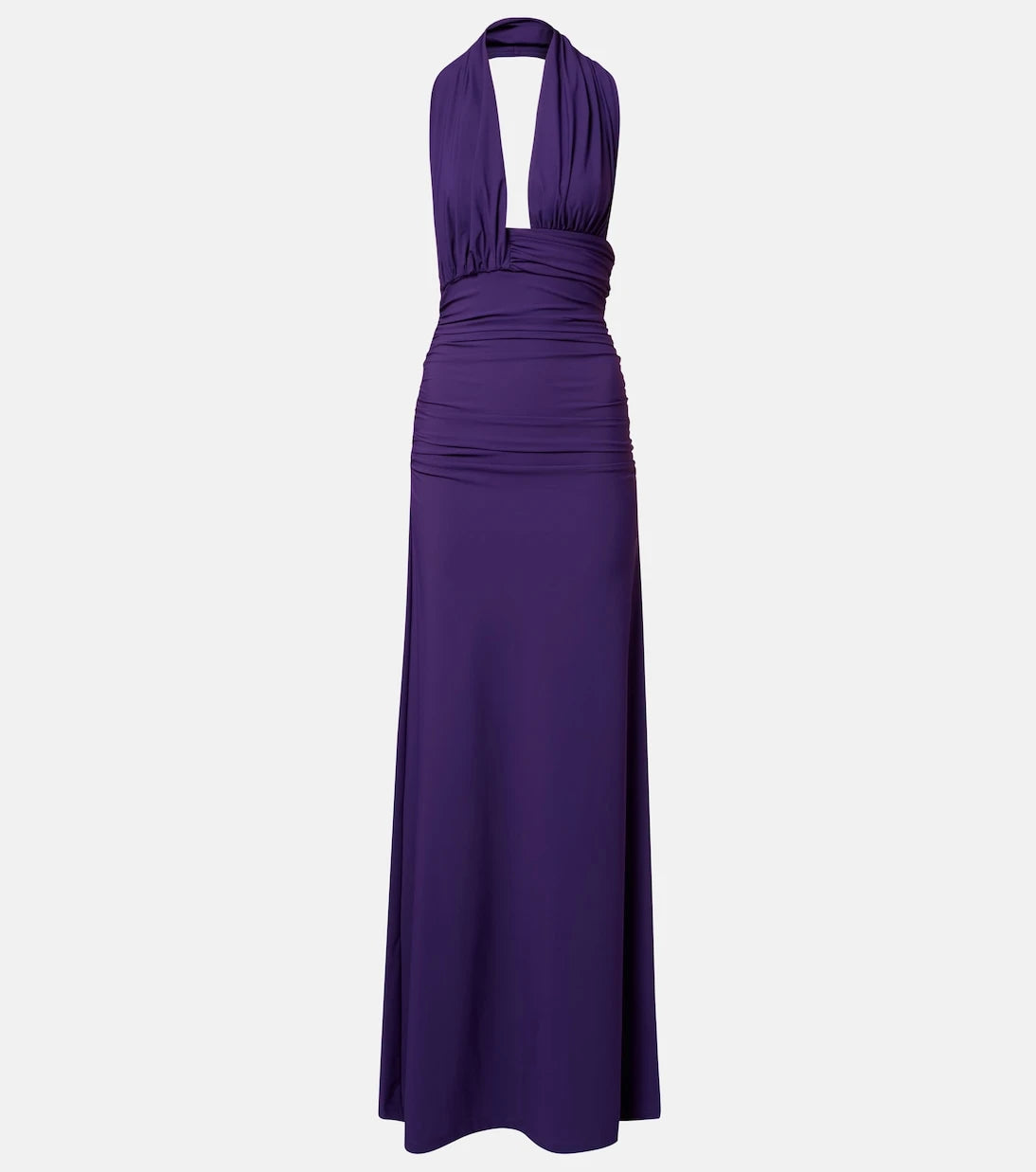 Christopher Esber - Halterneck open-back maxi dress