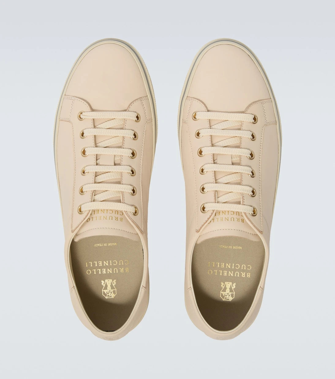 Brunello Cucinelli - Leather sneakers