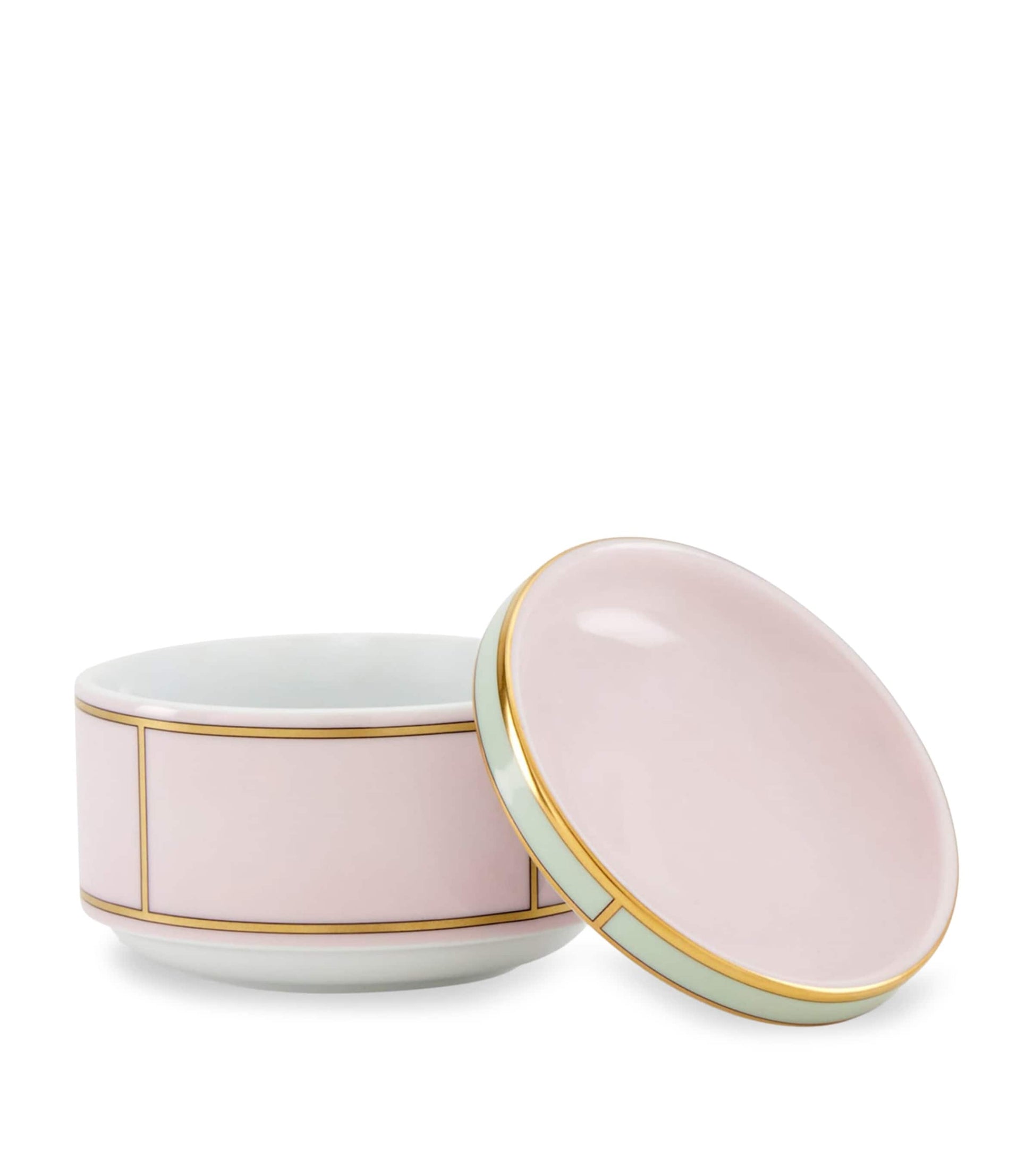 GINORI 1735 Porcelain Colonna Diva Rosa Lidded Sugar Pot (10cm)