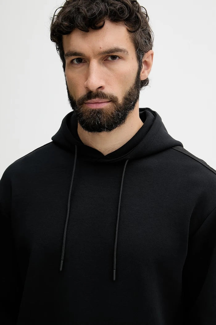 Guess kapüşonlu erkek pamuklu sweatshirt THOR