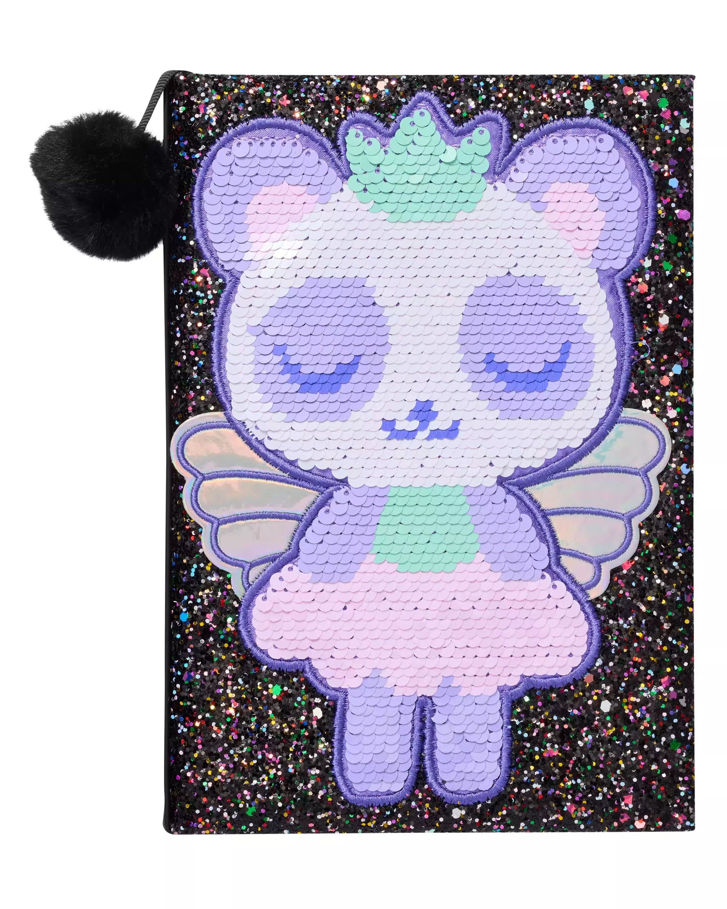 Smiggle - Sequin Dreams Double Sided A5 Notebook