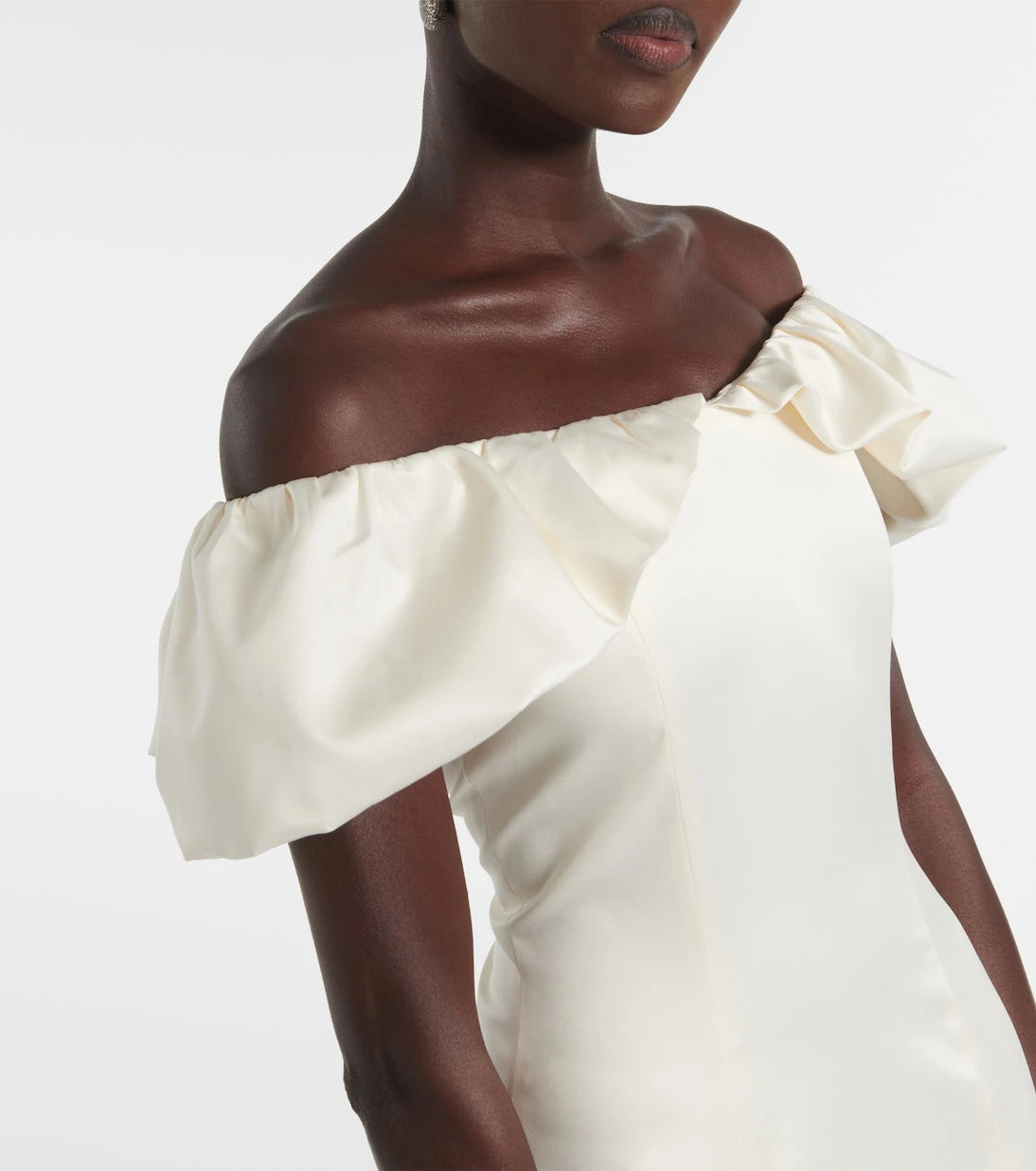Rotate - Draped off-shoulder minidress