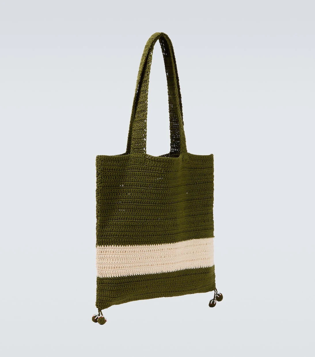 Bode - Marsh beaded crochet tote bag