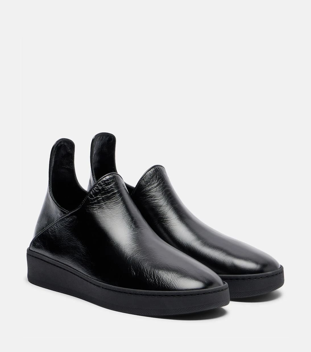 Phoebe Philo - Leather high-top sneakers