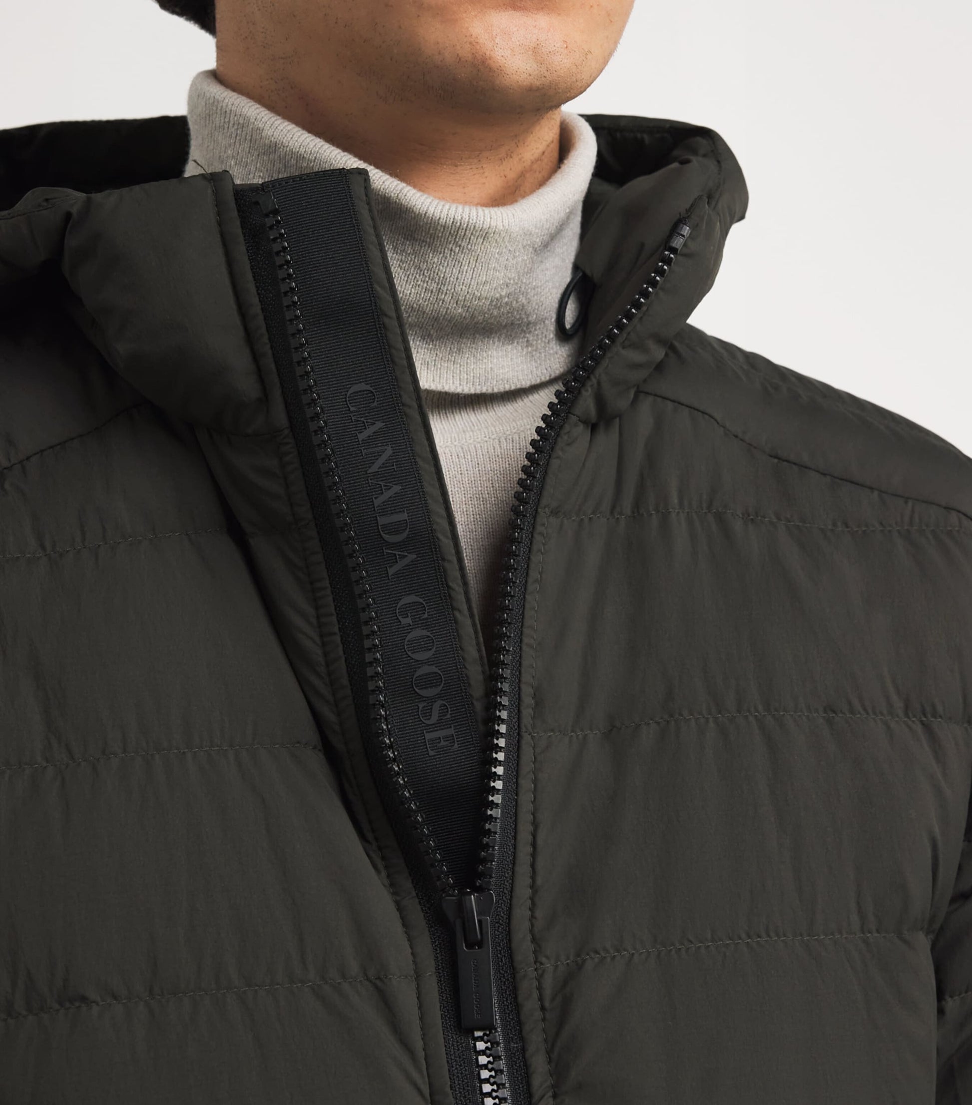 Black Down EnduraLuxe Packable Crofton Puffer Hoodie