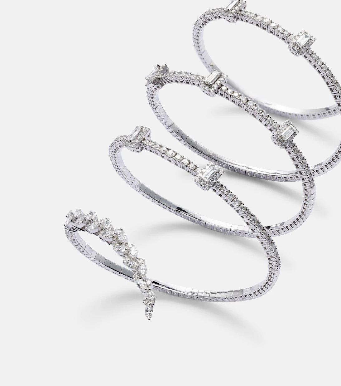 Yeprem - Y-Couture 18kt white gold bracelet with diamonds
