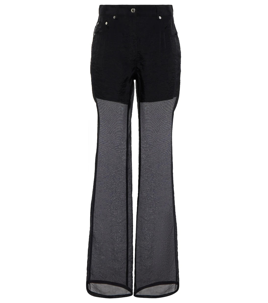 Helmut Lang - Paneled high-rise bootcut pants