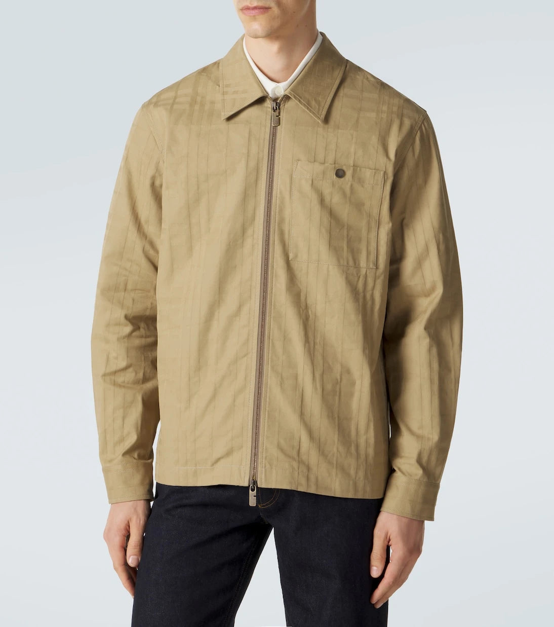 Burberry - سترة قطنية كاروهات من Burberry