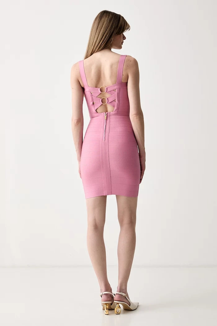 Marciano by Guess рокля по тялото с вискоза ELLA