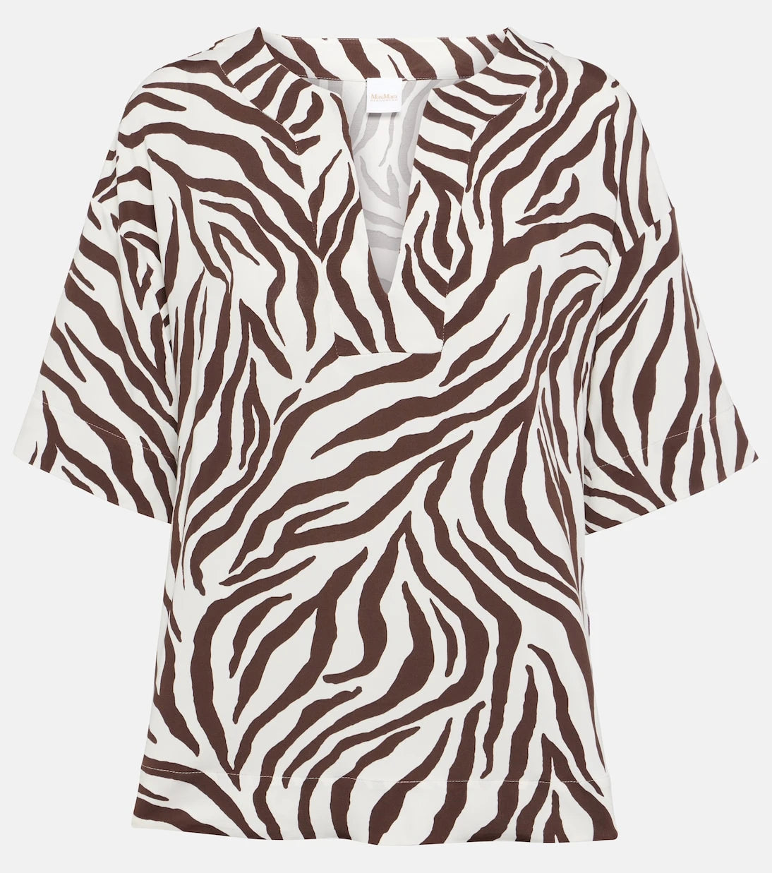 Max Mara - Siberia zebra-print jersey top