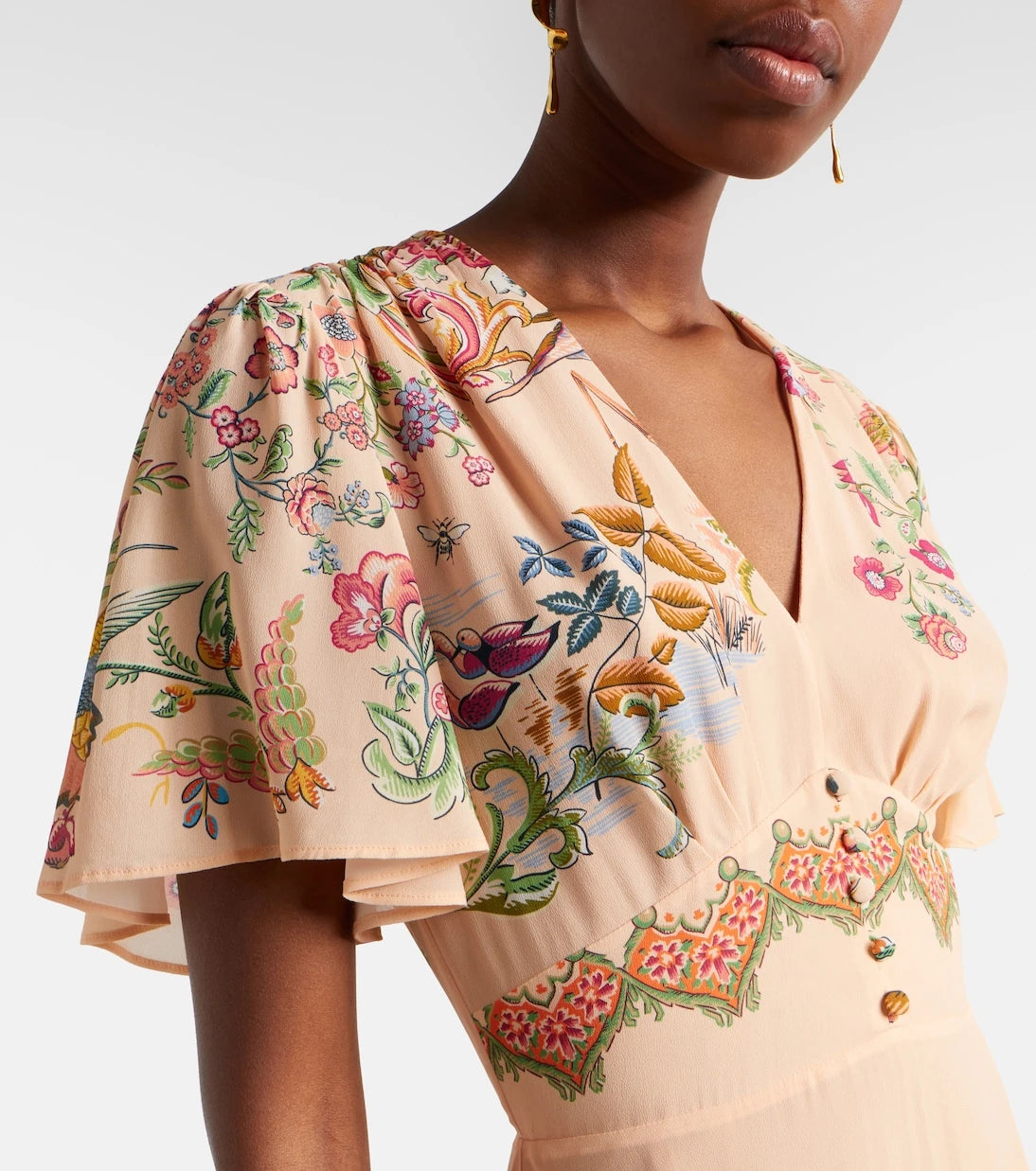 Etro - Printed midi dress