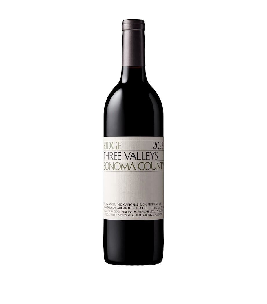 Ridge Three Valleys Zinfandel 2023 (75cl) - Sonoma, California
