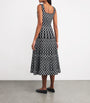 Maje Multi Jacquard Knit Midi Dress