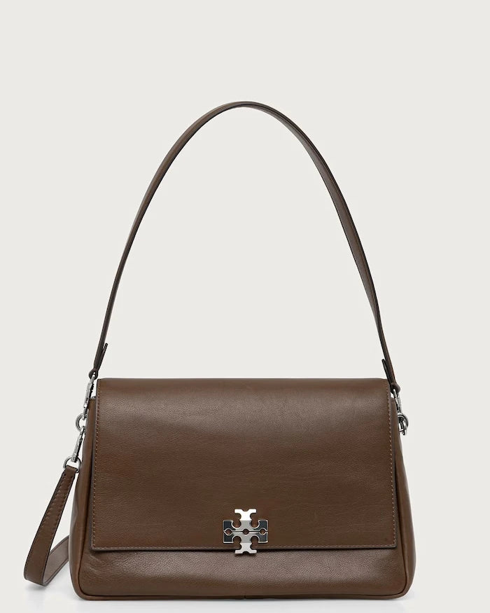Tory Burch Charlie kadın deri crossbody çanta