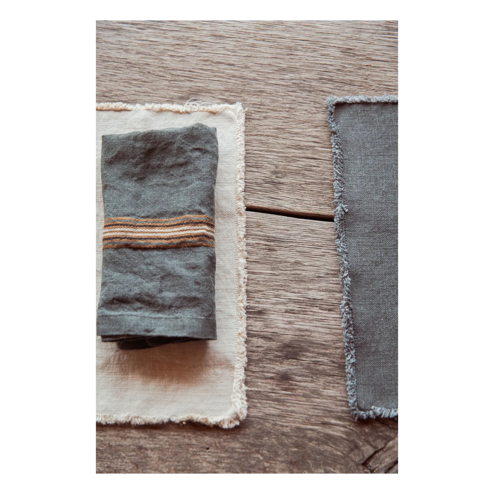 Libeco - Kea napkin | Charcoal grey