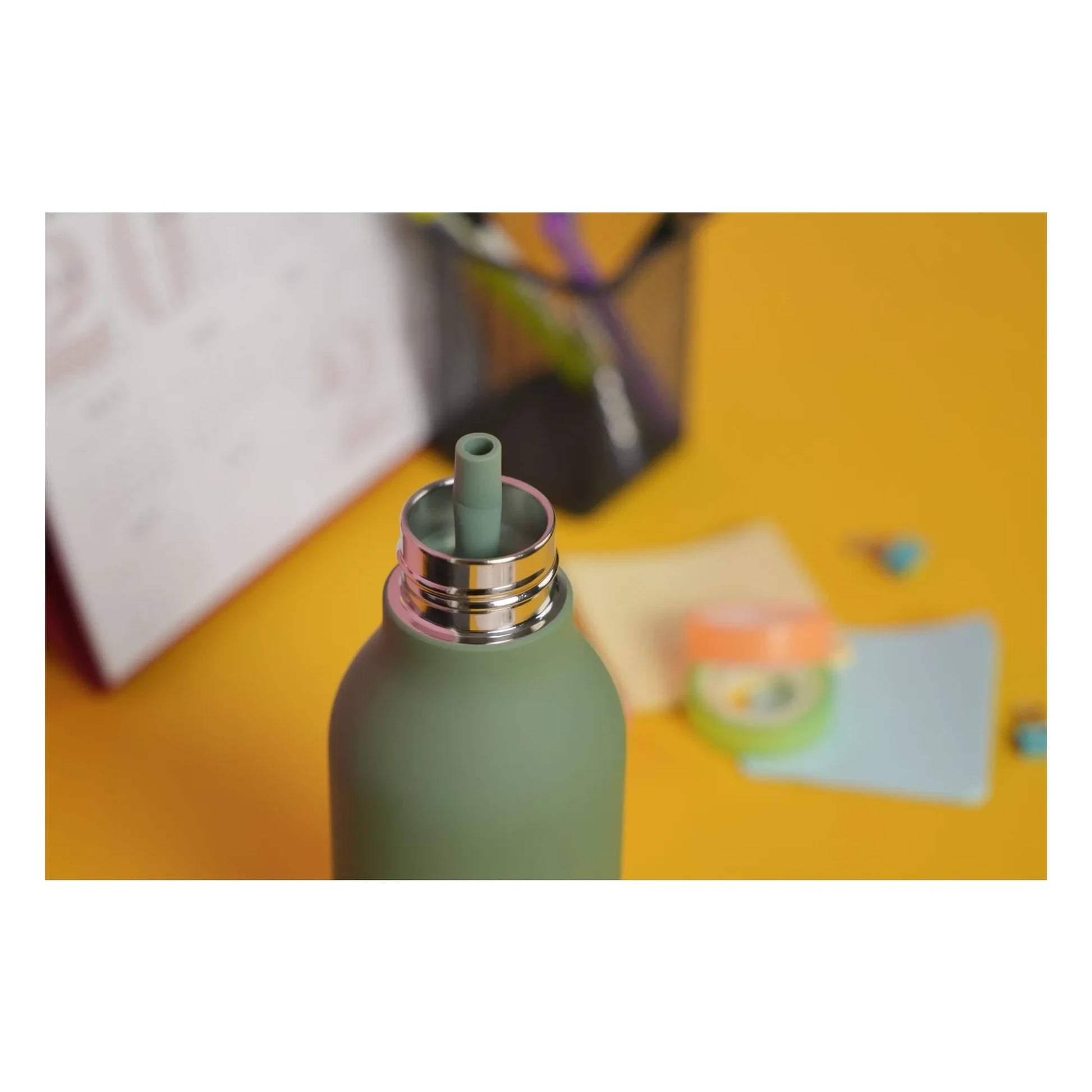 Asobu - Dinosaur stainless steel water bottle | Green
