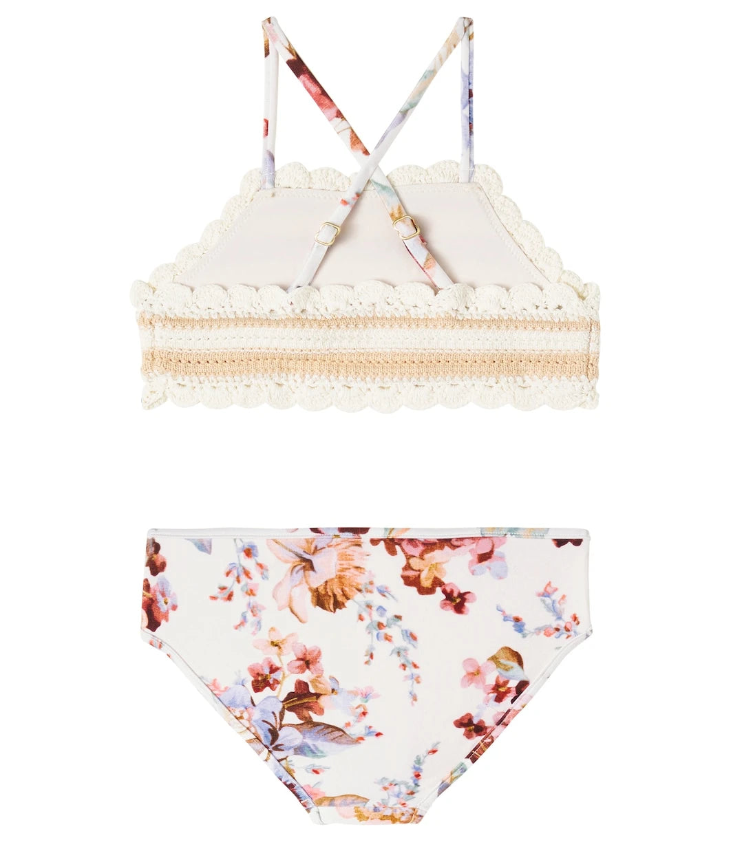 Zimmermann Kids - Awaken crochet floral bikini