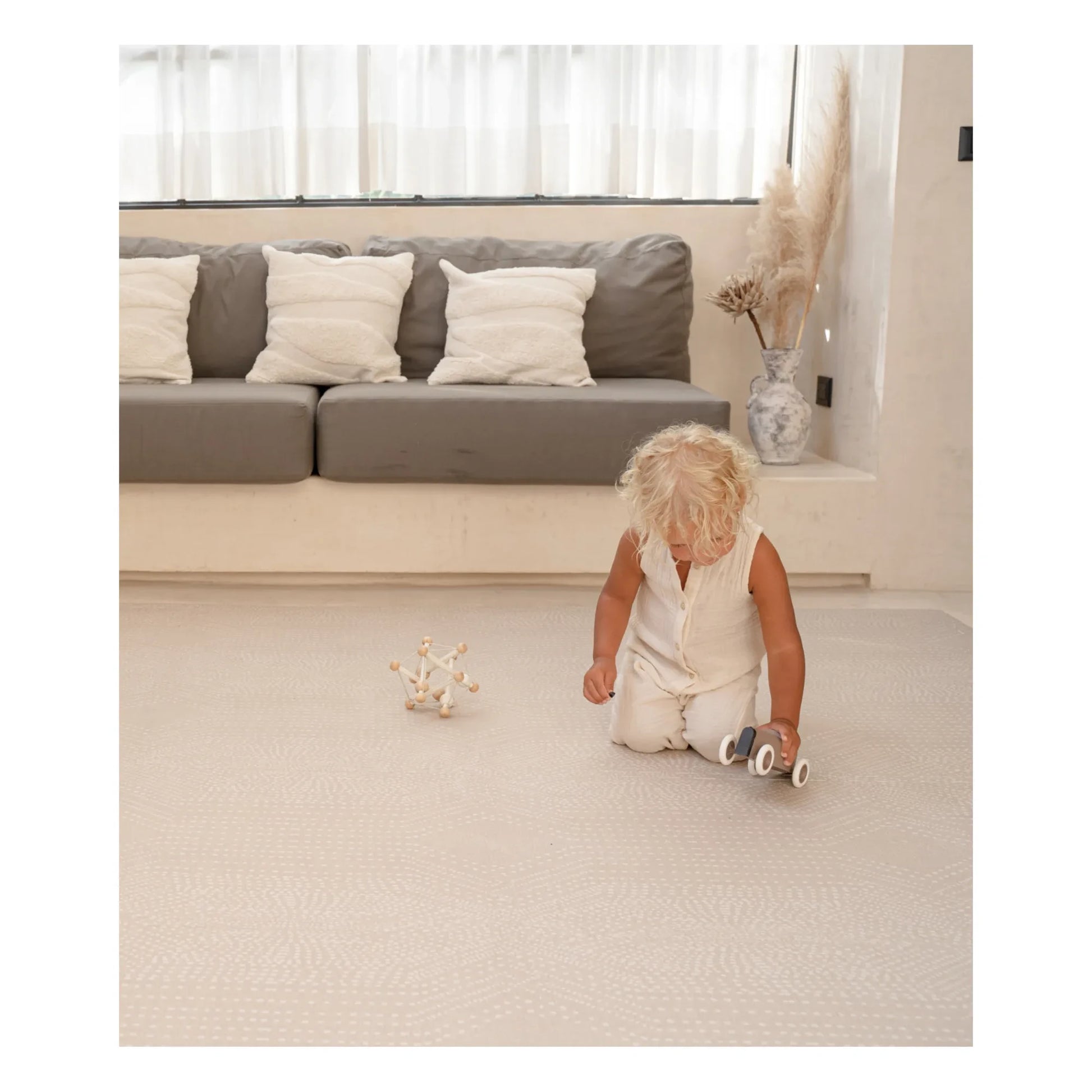 Toddlekind - Deco modular playmat | Latte