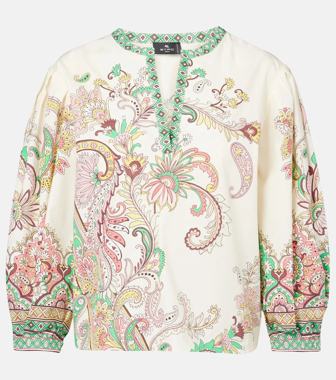 Etro - Printed cotton top