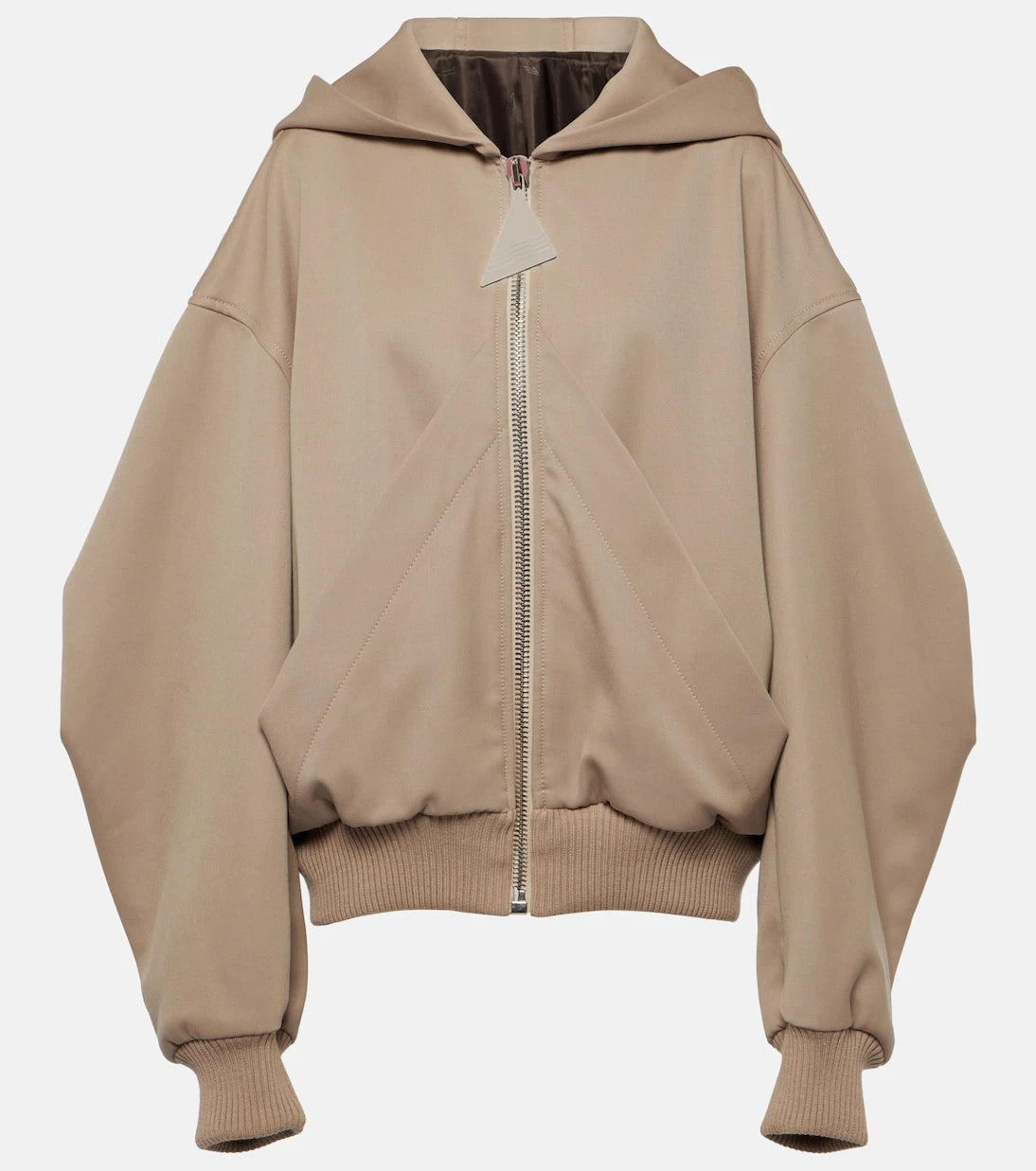 The Attico - Bomber wool gabardine jacket