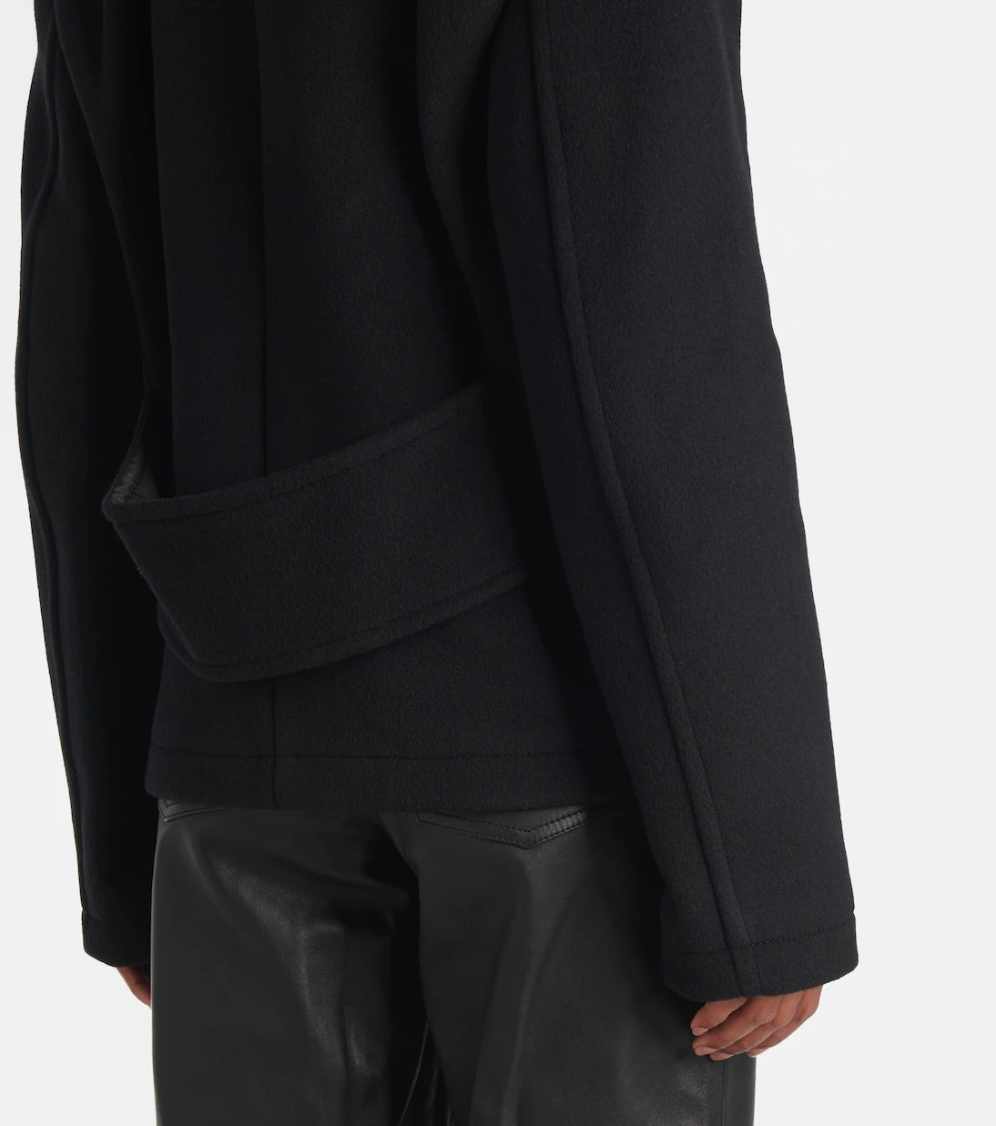Toteme - Cropped wool-blend peacoat