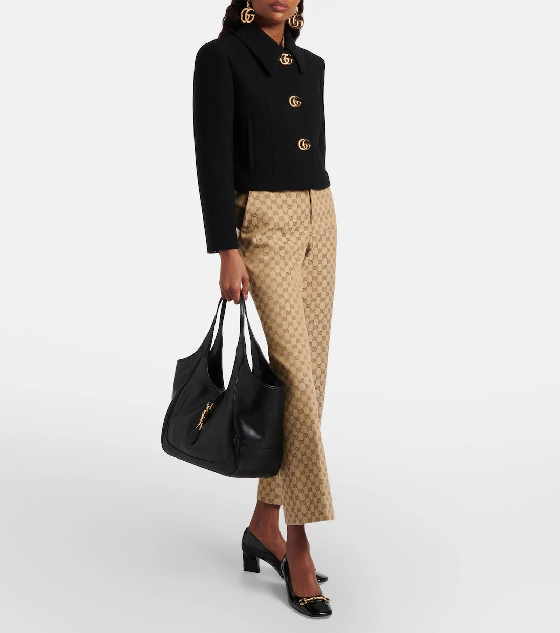 Gucci - Gucci Mercato Medium leather tote bag