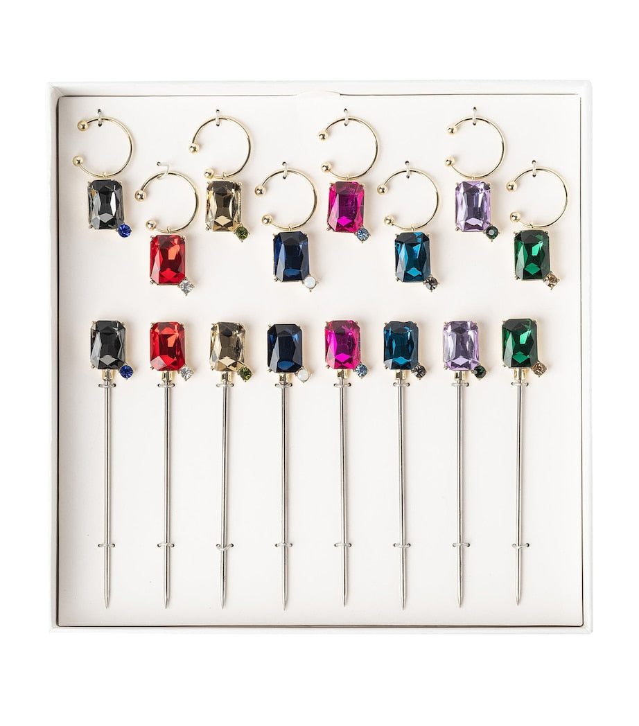 Joanna Buchanan Set of 16 Cocktail Party Charms and Picks