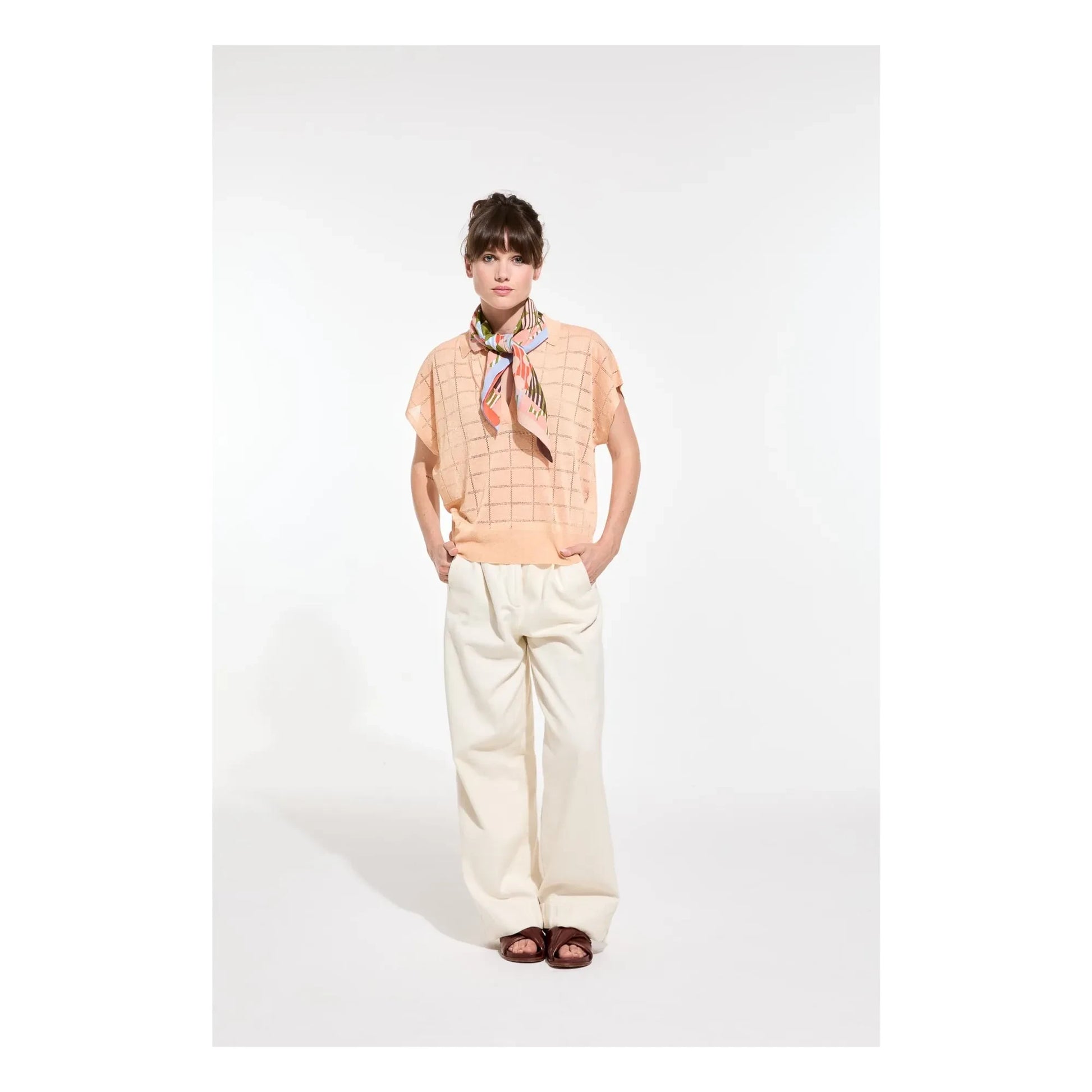 Mapoésie - Pollen Cotton Scarf | Pink