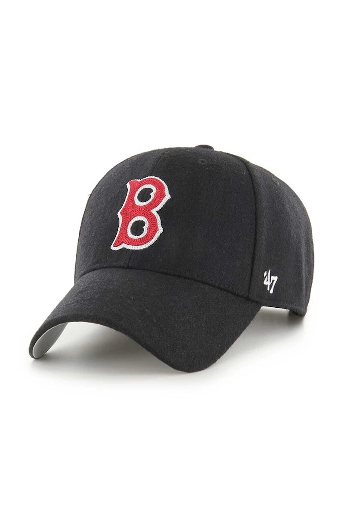 Вълнена шапка с козирка 47 brand MLB Boston Red Sox